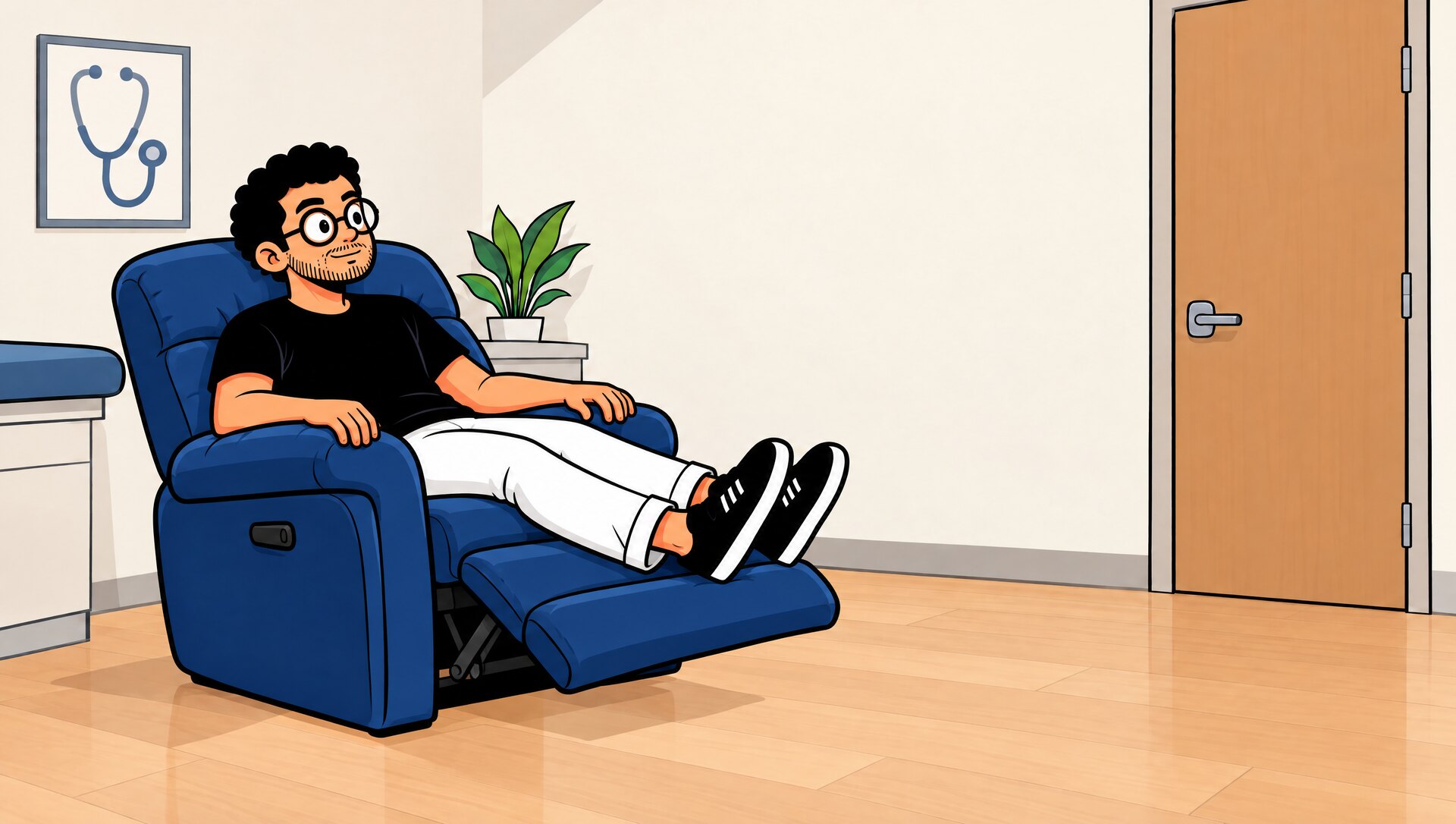 Foto: La silla se convierte en un sillón reclinable